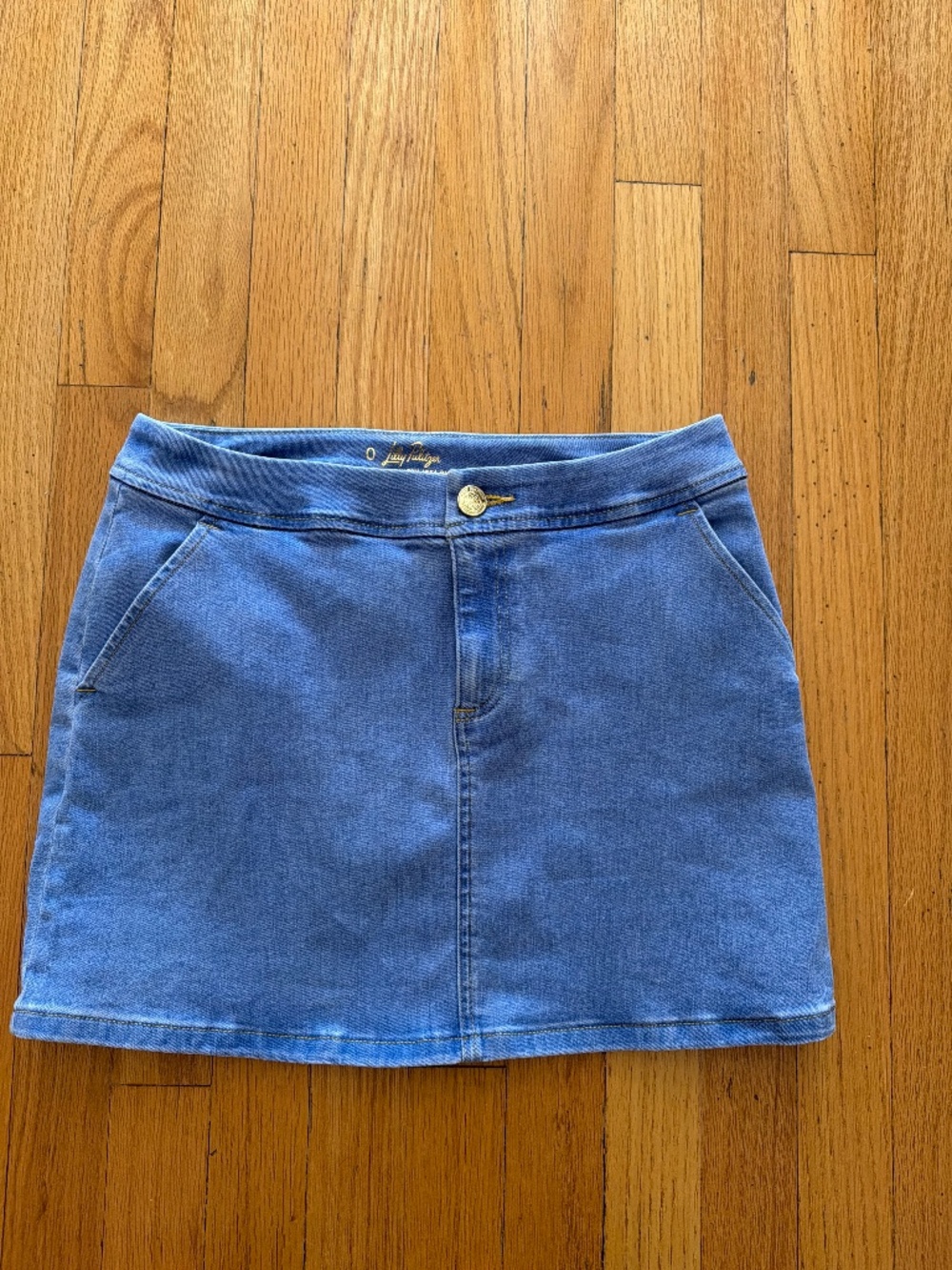 Lilly Pulitzer Colette Denim Mini Skirt
